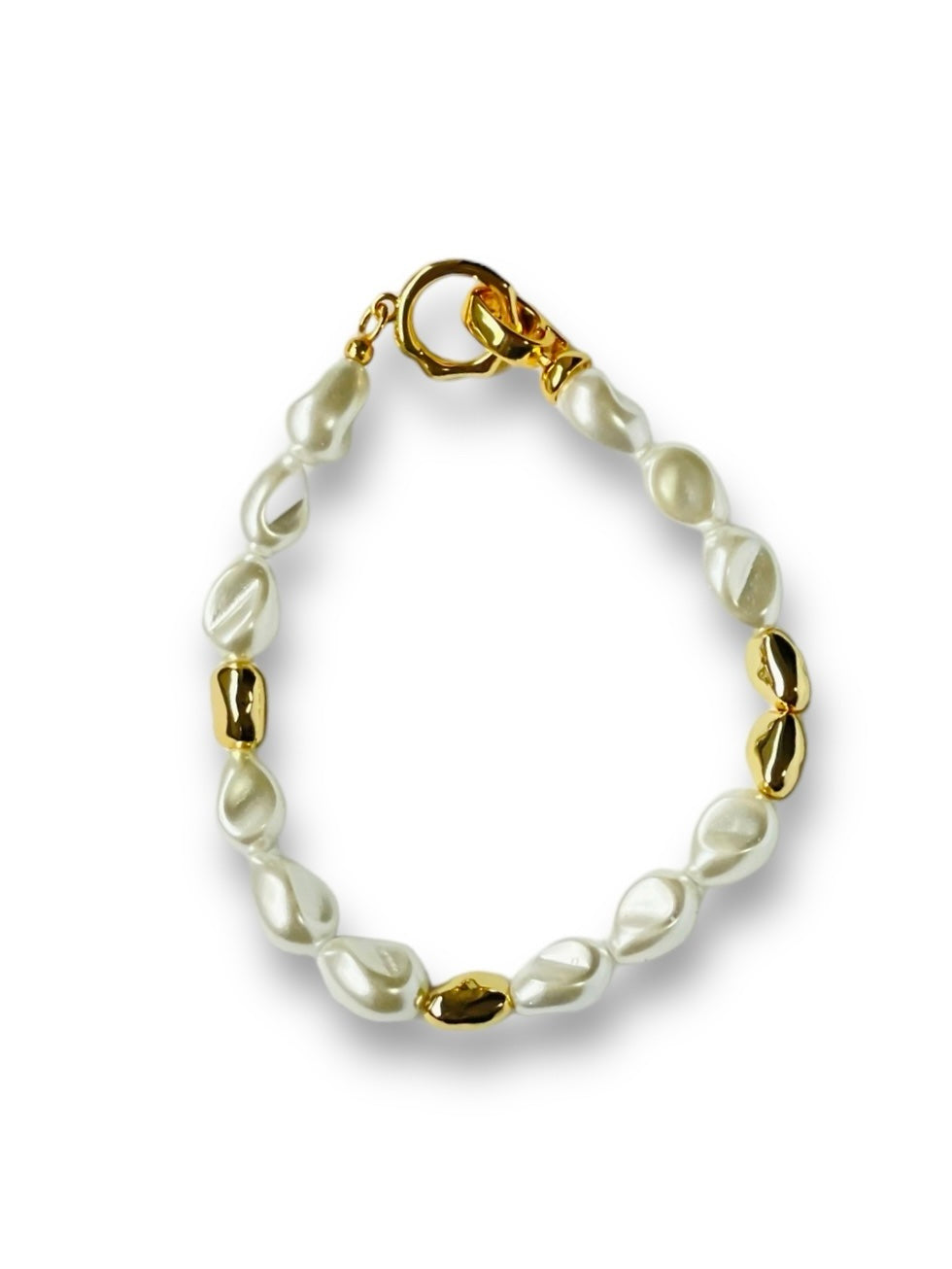 Pearl and Gold Bracelet image 0