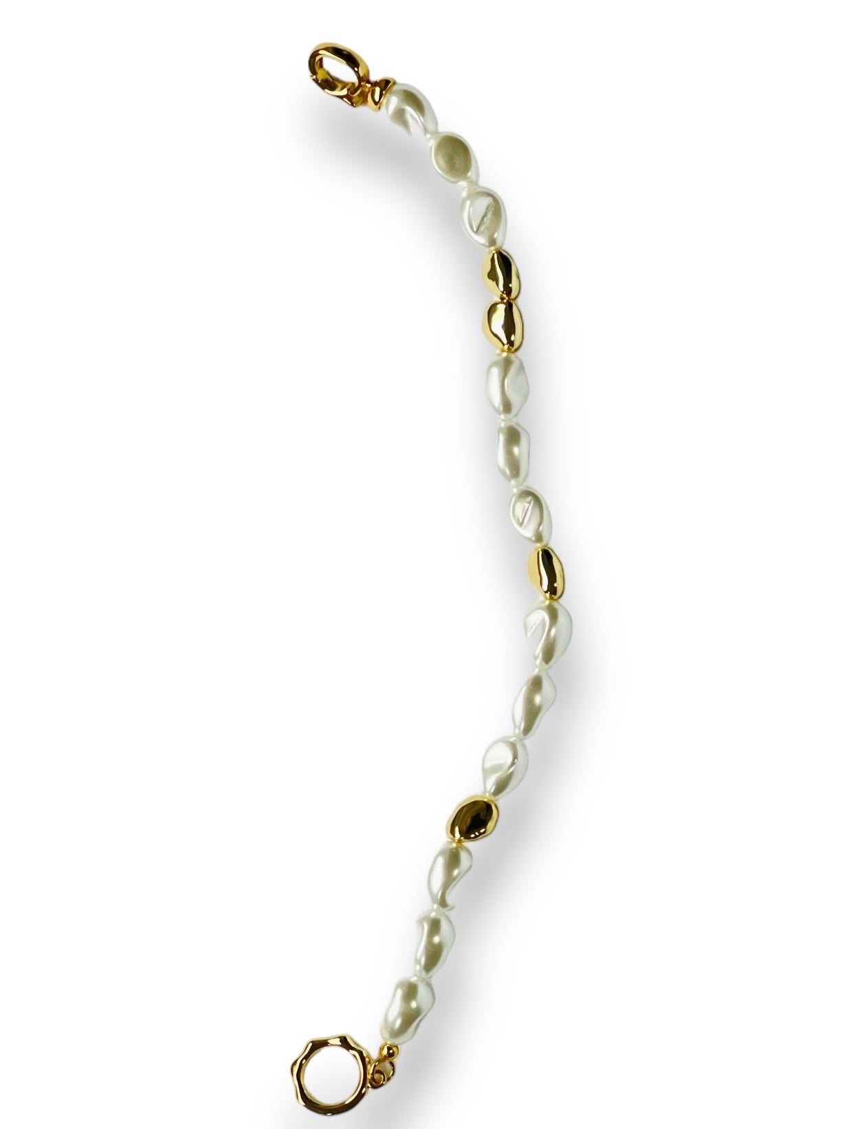 Pearl and Gold Bracelet image 1