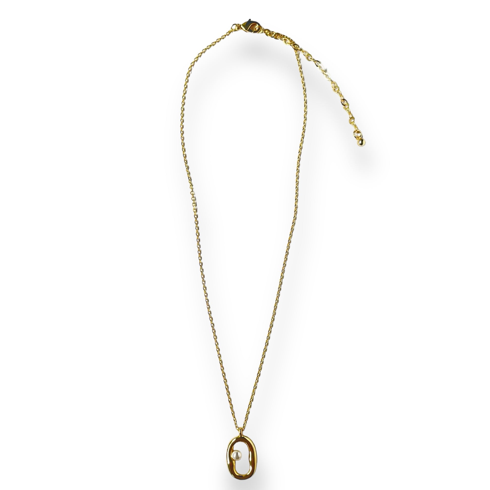 Circle Drop Necklace image 2